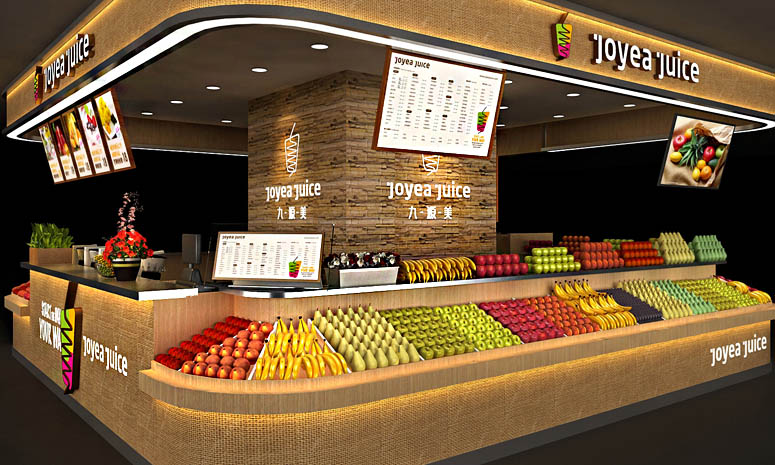 鲜榨果汁店设计