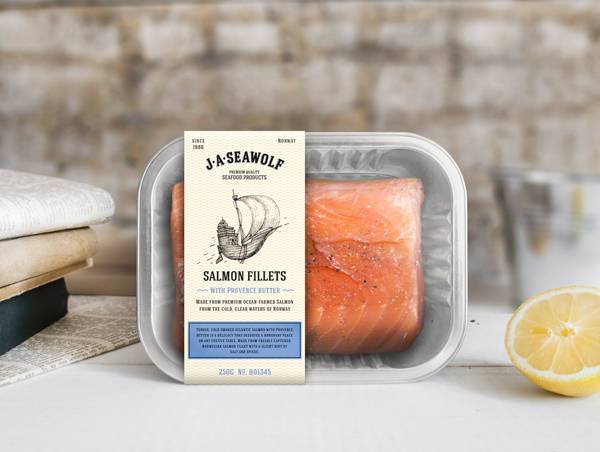 國外海鮮包裝設(shè)計