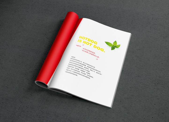 咔趣熱狗招商手冊設(shè)計