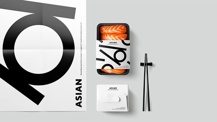 黑白餐飲品牌設(shè)計(jì)